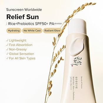 Beauty of Joseon Relief Sun Rice + Probiotics SPF50+